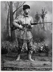Theodore Roosevelt, amerikanischer Soldat und Politiker, ca. 1898