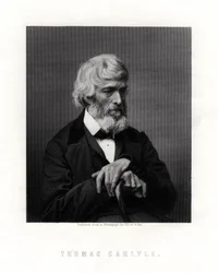 Thomas Carlyle, schottischer Essayist, Satiriker und Historiker, Mitte-Ende des 19. Jahrhunderts