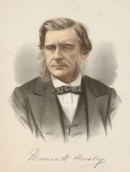 Thomas Henry Huxley, englischer Biologe, um 1880