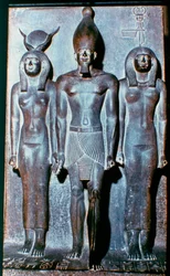 Drei ägyptische Figuren, Ägypten, 2600 v. Chr.