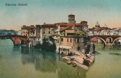Tiberina-Insel, um 1900