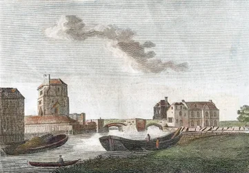 Turm des Franziskanerklosters, Oxford, 1788