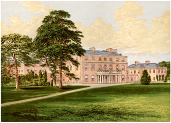 Trafalgar House, Wiltshire, Heim von Earl Nelson, ca. 1880