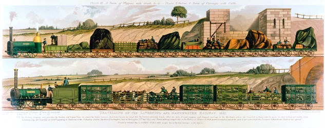 Reisen auf der Liverpool und Manchester Eisenbahn