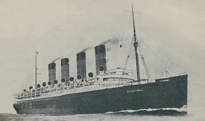 Seit zwanzig Jahren triumphierend. Die Mauretania, erbaut 1907, um 1927, 1936