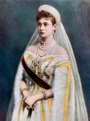 Zarin Alexandra, Kaiserin von Russland, späte 19. - frühes 20. Jahrhundert