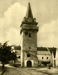 Türkenturm, Breitenbrunn, Burgenland, Österreich, ca. 1935