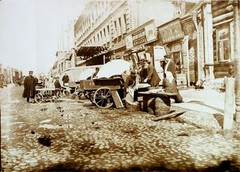 Tverskaya-Yamskaya-Straße, Moskau, Russland, 1911