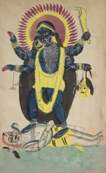 Zwei Aspekte von Kali, ca. 1880 - 1890