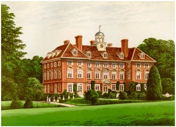 Tyttenhanger Park, Hertfordshire, Heim der Gräfin von Caledon, ca. 1880