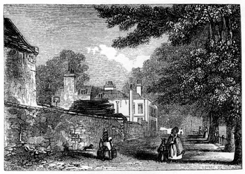 Upper Flask Tavern, Hampstead Heath, Residenz von George Steevens