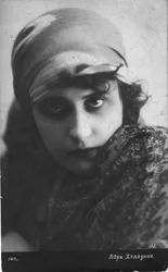 Vera Kholodnaya, russische Stummfilmschauspielerin, 1916