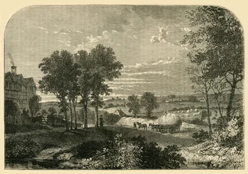 Blick vom Haus von Moll King, Hampstead, 1760, ca. 1876