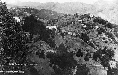 Blick auf Chakrata von Kalana, Indien (1917)