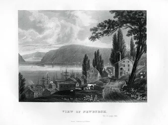 Ansicht von Newburgh, New York State
