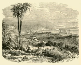 Blick auf die Küste Siziliens, 1890