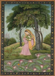Virhini Nayika, Liebesgequälte Heldin, ca. 1800