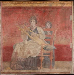 Wandmalerei aus Raum H der Villa von P. Fannius Synistor in Boscoreale, ca. 50-40 v. Chr.
