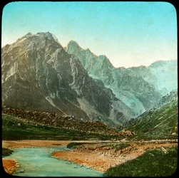 Wanga-Tal, Sutlej-Fluss, Indien, spätes 19. oder frühes 20. Jahrhundert