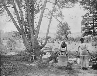 Wäscherinnen, El Paso, Texas, ca. 1897