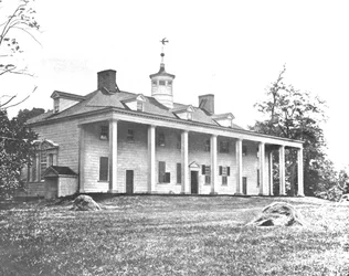 Washingtons Heim, Mount Vernon, Virginia, USA, um 1900