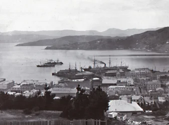 Wellington Harbour, spätes 19. - frühes 20. Jahrhundert