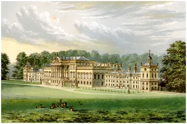Wentworth Woodhouse, Yorkshire, Heimat von Earl Fitzwilliam, ca. 1880