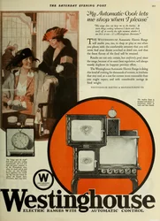 Westinghouse Electric Company, Werbung aus The Saturday Evening Post, ca. 1920-1925