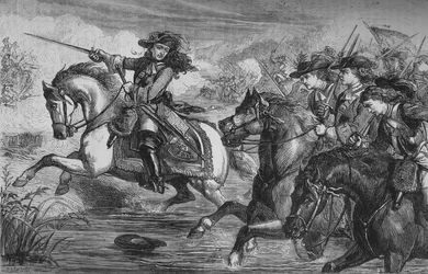 Wilhelm III. an der Boyne, 1690, ca. 1880