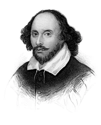 William Shakespeare, englischer Dichter und Dramatiker, ca. 1850