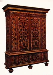 William und Mary Marketerie-Schrank