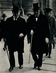 Mit David Lloyd George, 1917