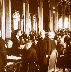 Woodrow Wilson, Vertrag von Versailles, Frankreich, 1919