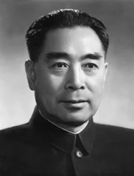 Zhou Enlai, erster Premier der Volksrepublik China, um 1950er Jahre