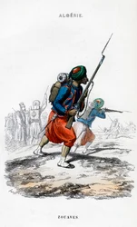 Zuaven, Französische Armee in Algerien