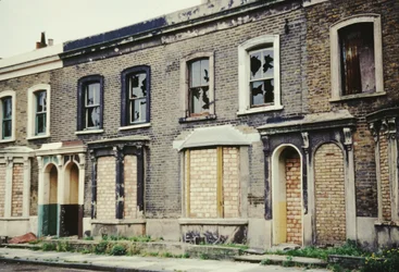 Zugemauerte Häuser, Camberwell, 1967