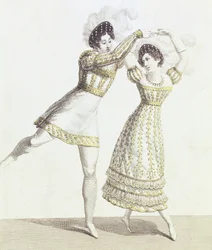 Kostümentwurf für ein Ballett im Royal Opera House (Designer unbekannt)