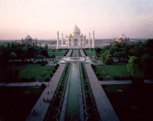 Das von Ustad Ahmad Lahori entworfene Taj Mahal
