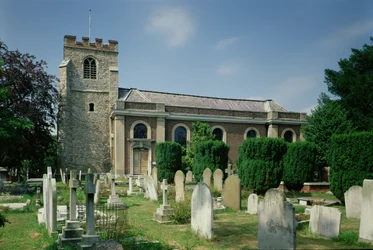 Ansicht der St. Lawrence Whitchurch, Little Stanmore, London