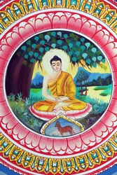 Buddha in Meditationshaltung, Vientiane, Laos