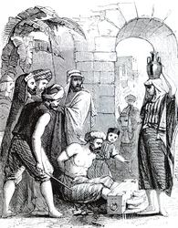 Ein syrischer Verbrecher wird bestraft