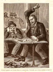 Absinth versus Alkohol, ca. 1900