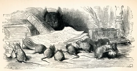 Nach einem Werk von Gustave Doré aus 