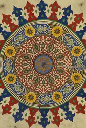 Al-Adiliyah Madrasa, Kuppel, Dekoration (Foto)