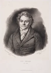 Alois Senefelder, deutscher Erfinder der Lithografie, frühes 19. Jahrhundert