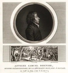 Antoine Samuel Bonnier, bevollmächtigter Minister der Französischen Republik