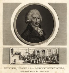 Armand Gensonne (1758-1793), französischer Politiker und Abgeordneter der Nationalversammlung