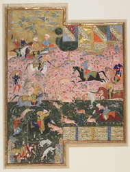Bahram Gur auf der Jagd