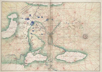 Portolan-Atlas von Battista Agnese (Italien ca. 1550)
