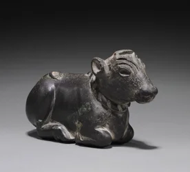 Stierkalb-Pfostenhalter, ca. 2700 v. Chr.